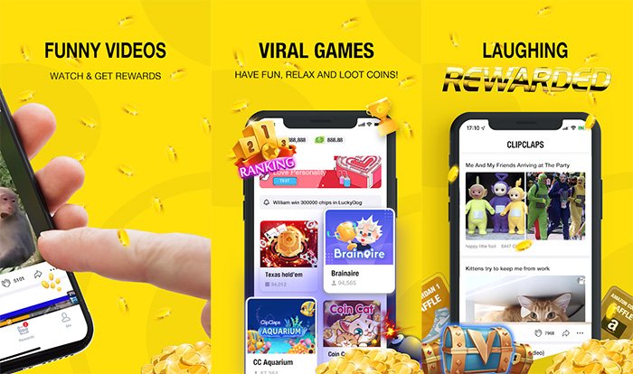 Las mejores aplicaciones para ganar diamantes en Free Fire 3 Las mejores aplicaciones para ganar diamantes en Free Fire | clipclaps reward for laughs 1