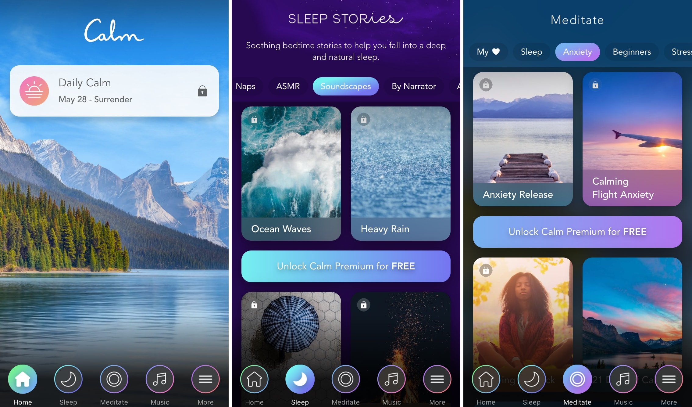 Las mejores aplicaciones para dormir mejor: ¿las conoces? 1 Las mejores aplicaciones para dormir mejor: ¿las conoces? | Calm app iPhone