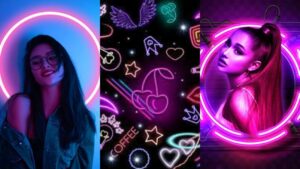 Aplicación PicsArt - Añade un efecto de neón a tus fotos | neon picsart