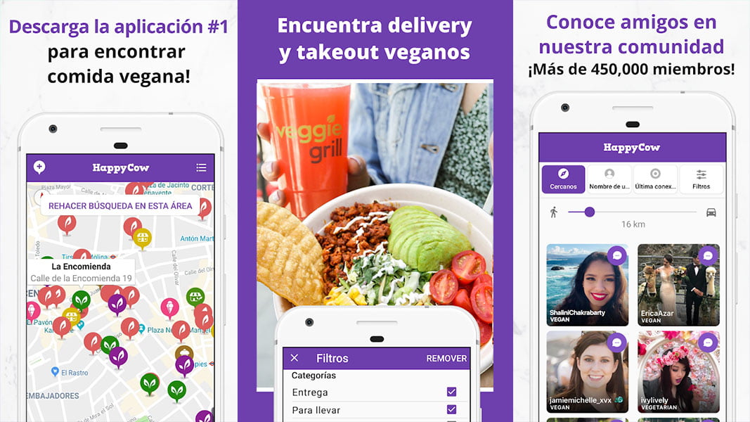 10 aplicaciones esenciales para veganos y vegetarianos 1 10 aplicaciones esenciales para veganos y vegetarianos | Aplicaciones esenciales para veganos