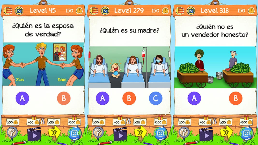 Braindom 2 ¿Puedes resolver todos los puzles? 1 Braindom 2 ¿Puedes resolver todos los puzles? | App Braindom