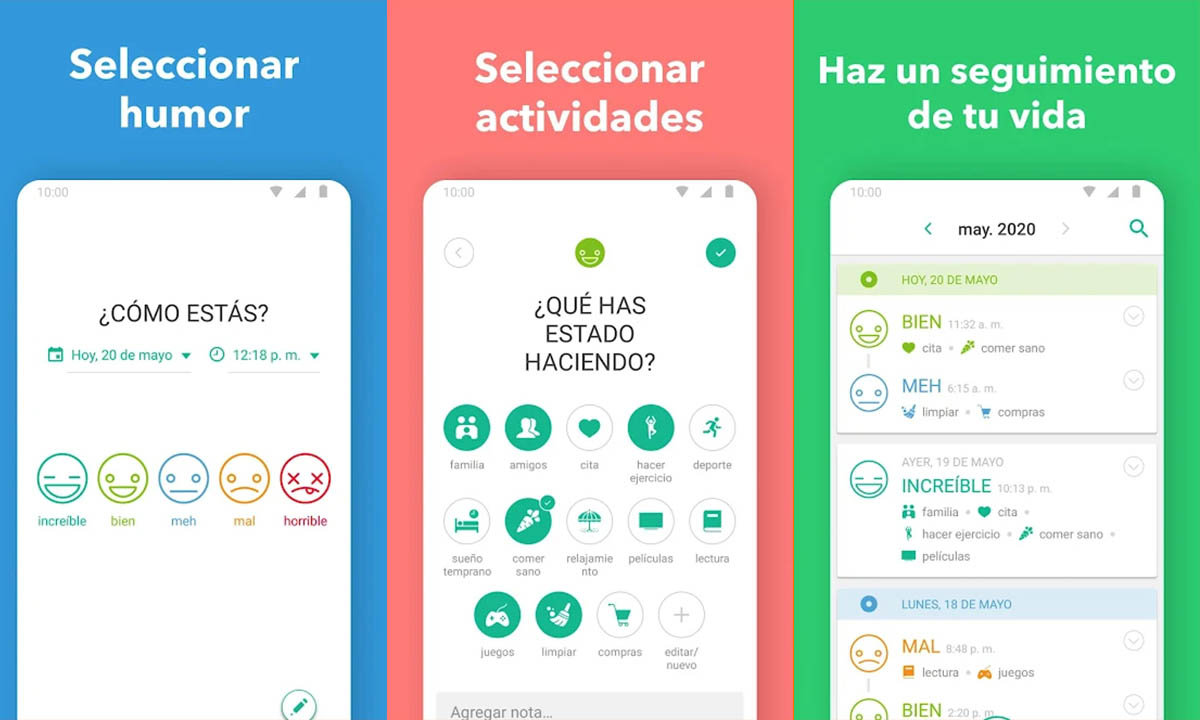 Daylio App – Mantenga un diario privado sin tener que escribir | Daylio