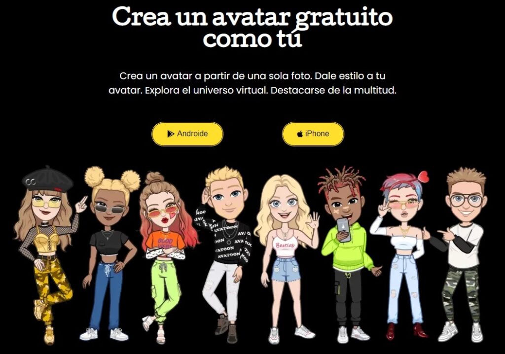Aplicación para crear Avatares - Conoce Avatoon 2 Aplicación para crear Avatares