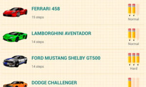 Cómo dibujar coches - Aplicación gratuita | Como dibujar coches