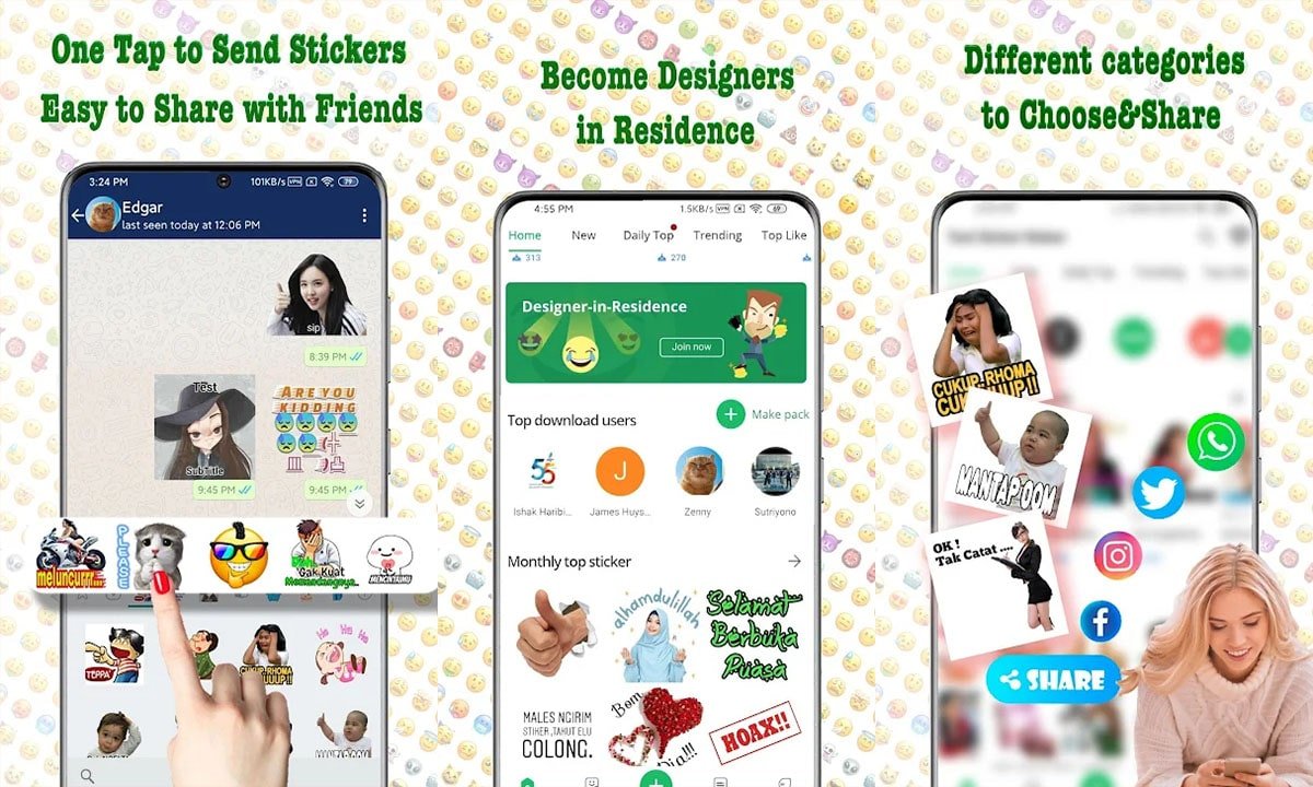 Crea stickers ilimitados con la aplicación TextSticker | Crea stickers ilimitados con la aplicacion