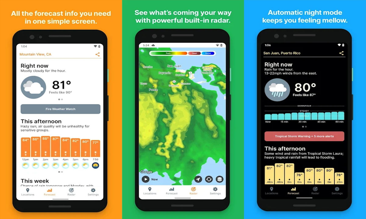 Hello Weather para la previsión del tiempo - ¿En qué se diferencia de otras aplicaciones? 1 Hello Weather para la previsión del tiempo - ¿En qué se diferencia de otras aplicaciones? | Hello weather para la prevision del tiempo