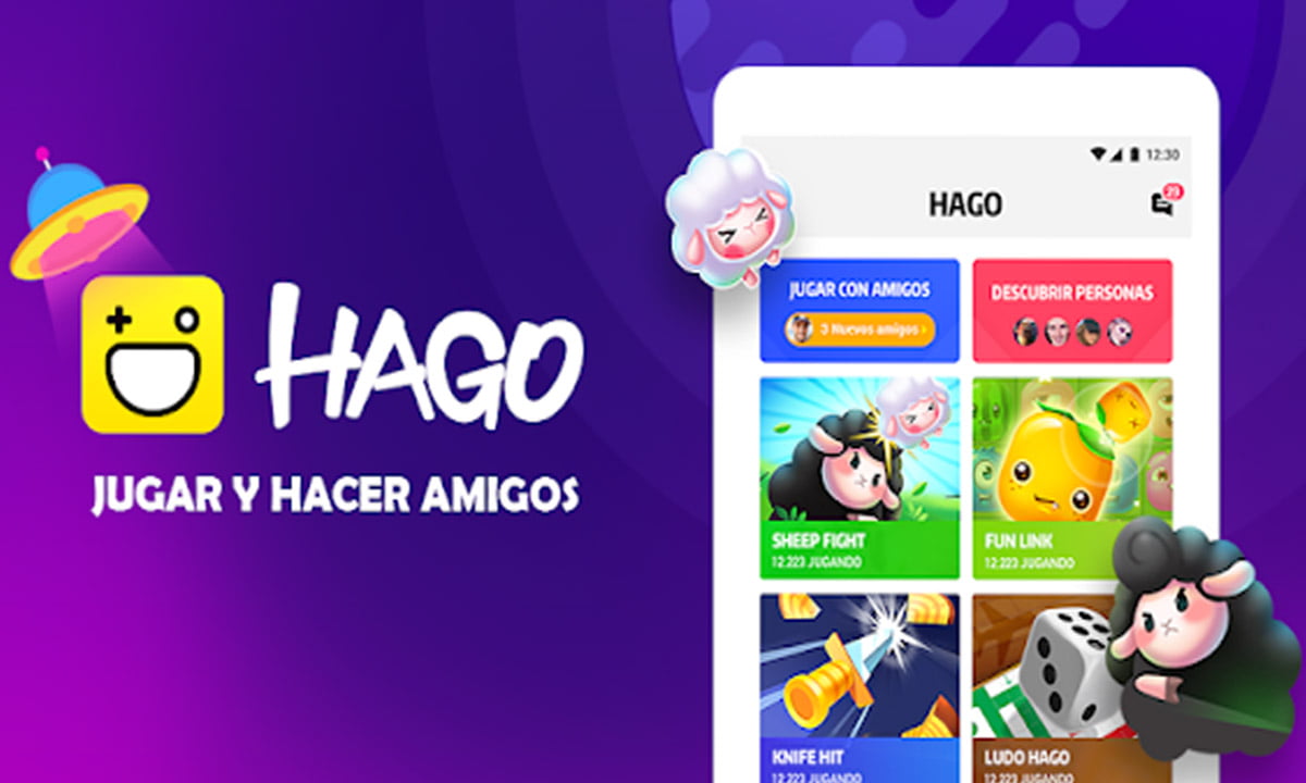 Juega, chatea y haz amigos: Aplicación Hago 1 Juega, chatea y haz amigos: Aplicación Hago | Juega