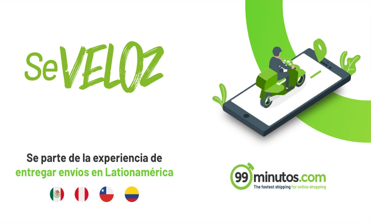 Gana dinero haciendo repartos con la aplicación 99 minutos Repartidor | 99 Minutos Repartidor