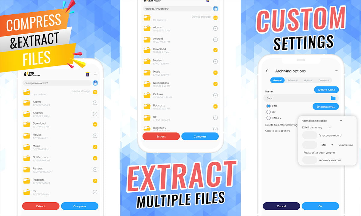 Las mejores aplicaciones para comprimir archivos en ZIP en Android 1 Las mejores aplicaciones para comprimir archivos en ZIP en Android | Las mejores aplicaciones para comprimir archivos en ZIP en Android