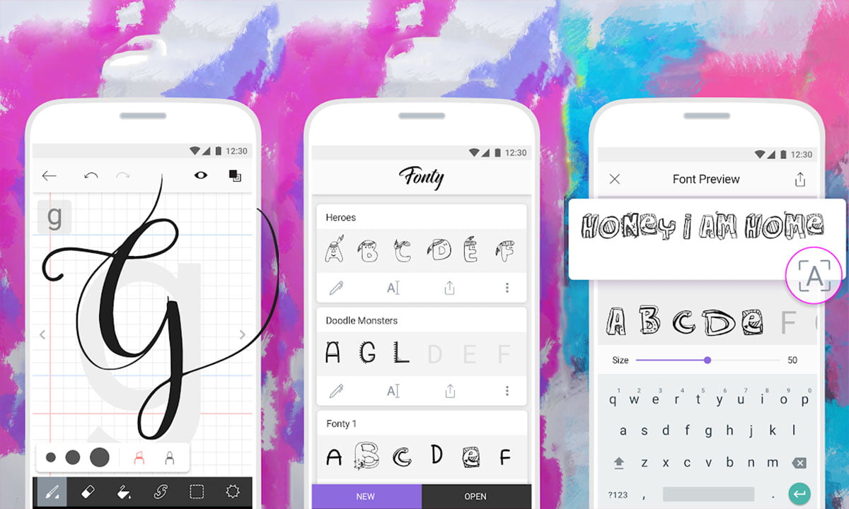 Cómo crear tus propias fuentes con la aplicación Fonty 1 Cómo crear tus propias fuentes con la aplicación Fonty | Aplicacion Fonty