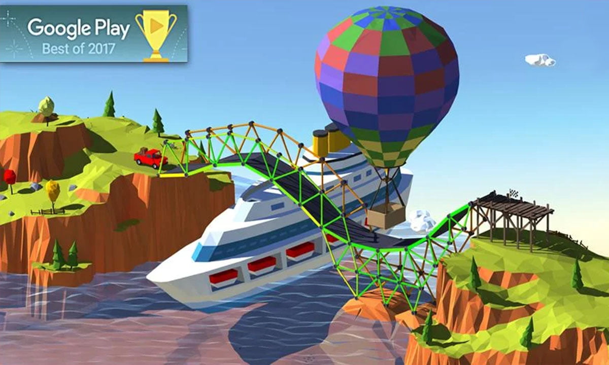 Construye puentes para coches, camiones y autobuses en este divertido juego de ingeniería 1 Construye puentes para coches, camiones y autobuses en este divertido juego de ingeniería | Aplicaciones nuevo juego de ingenieria