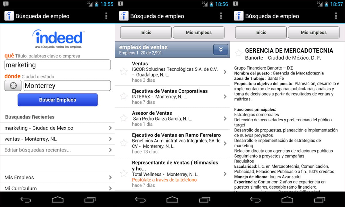 App Indeed: Más de 100.000 empleos disponibles en México, envía currículum 1 App Indeed: Más de 100.000 empleos disponibles en México, envía currículum | App Indeed