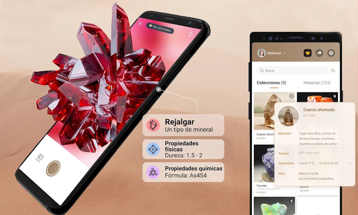 Cómo identificar cualquier roca con la aplicación Rock Identifier | Como identificar cualquier roca