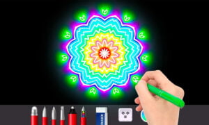 Pinceles mágicos y brillantes: Dibuja en la aplicación Doodle Master | Pinceles magicos y brillantes