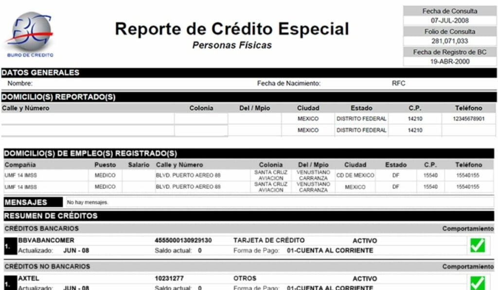 Aplicación Buró de Crédito - Obtén tu reporte de crédito especial 1 Aplicación Buró de Crédito - Obtén tu reporte de crédito especial | buro