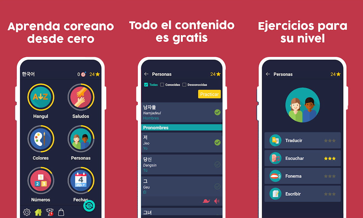 Las mejores aplicaciones para aprender coreano online | Las mejores app para apren