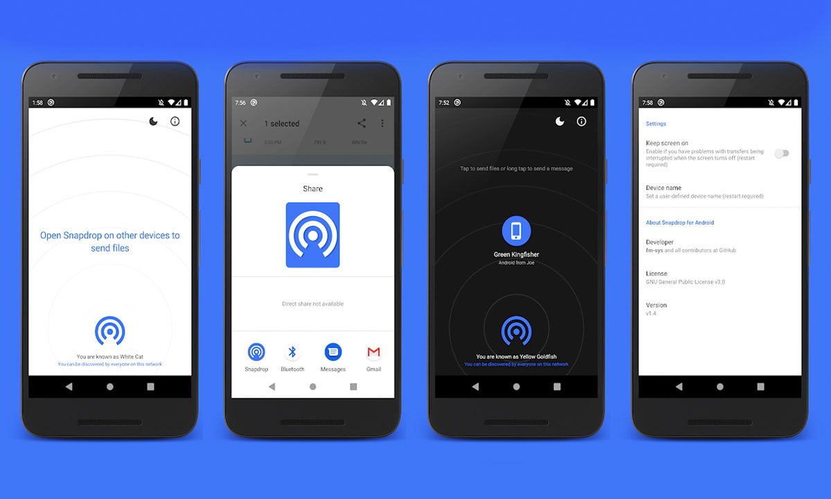 Aplicación Snapdrop: Transfiere archivos de tu teléfono móvil a tu ordenador sin necesidad de un cable USB | Aplicacion Snapdrop