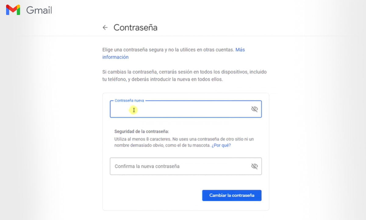 Como cambiar la contraseña de Gmail 1 Como cambiar la contraseña de Gmail | Como cambiar la contrasena de gmail.SIN