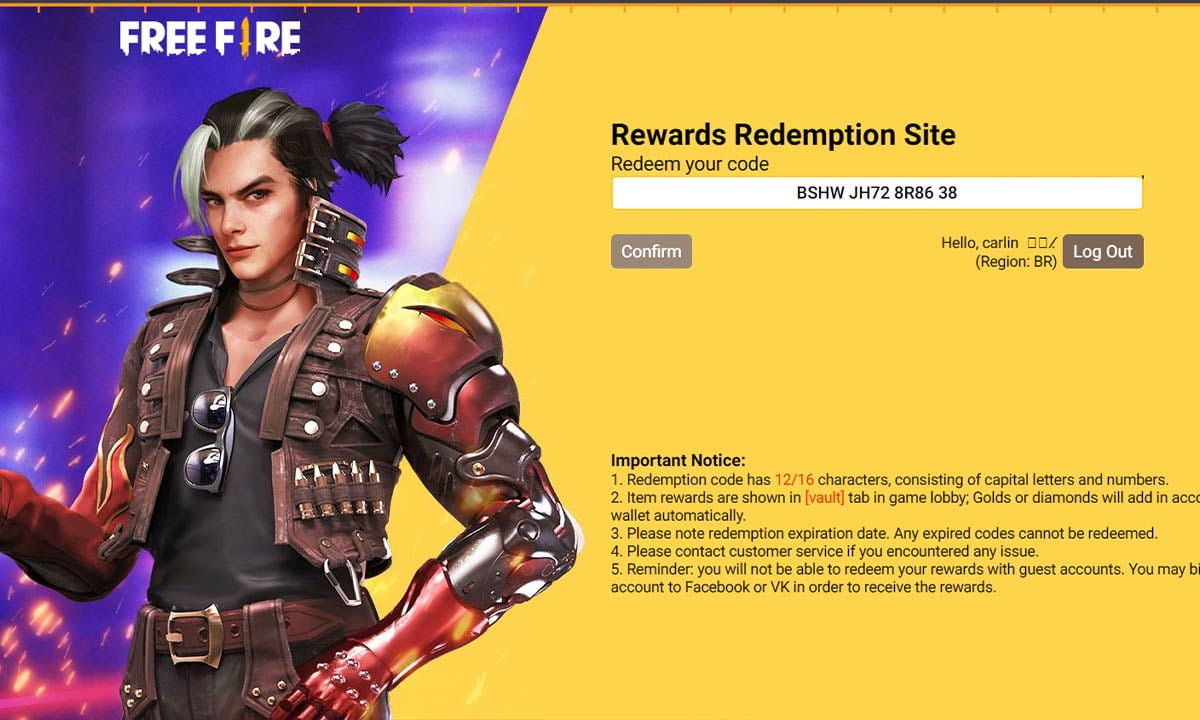 ¿Como canjear los códigos de recompensa en Free Fire? | Como canjear los codigos de recompensa en Free Fire
