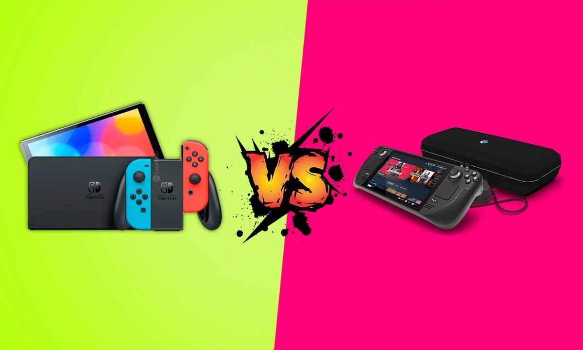 Nintendo Switch vs Steam Deck: comparativa entre videojuegos portátiles 1 Nintendo Switch vs Steam Deck: comparativa entre videojuegos portátiles | Nintendo Switch vs Steam Deck comparativa entre videojuegos portatiles