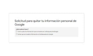Cómo solicitar la eliminación de datos personales de la búsqueda de Google | Como solicitar la eliminacion de datos personales de la busqueda de Google