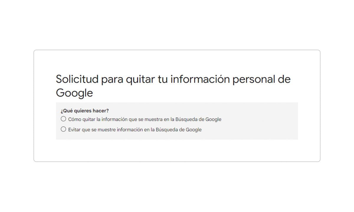 Cómo solicitar la eliminación de datos personales de la búsqueda de Google 1 Cómo solicitar la eliminación de datos personales de la búsqueda de Google | Como solicitar la eliminacion de datos personales de la busqueda de Google