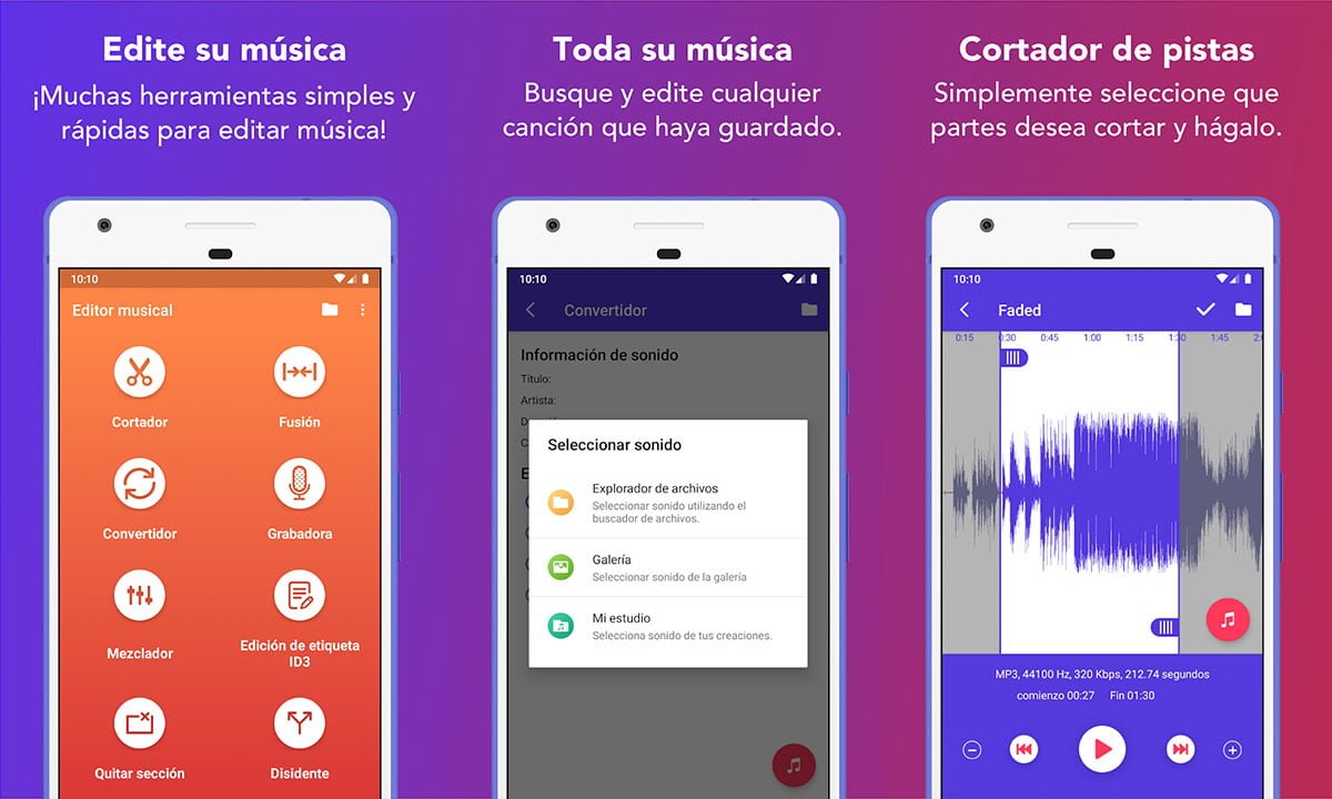 Las mejores aplicaciones para editar música en el teléfono 1 Las mejores aplicaciones para editar música en el teléfono | Las mejores aplicaciones para editar musica en el telefono