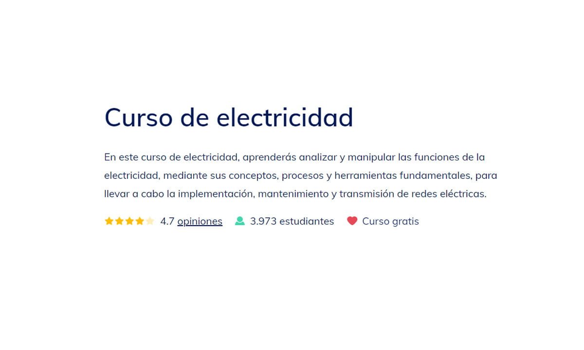 Curso gratuito de electricidad: hazlo desde casa 1 Curso gratuito de electricidad: hazlo desde casa | Curso gratuito de electricidad hazlo desde casa