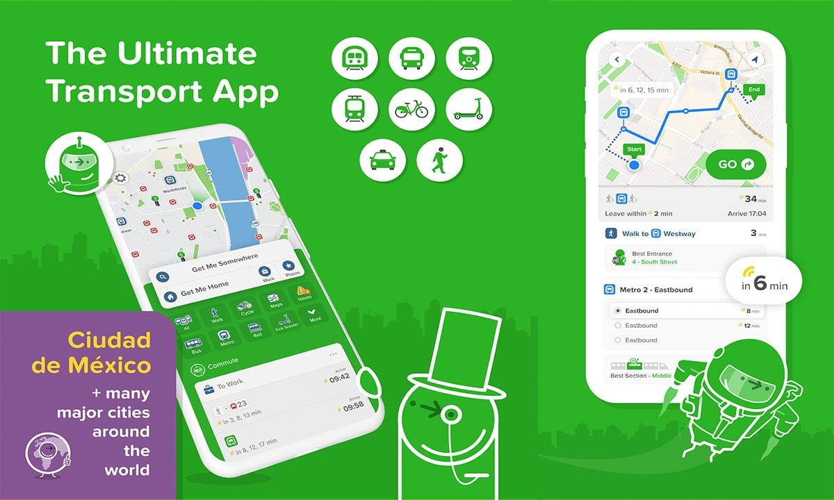 Las mejores apps para quienes usan el transporte público en México 1 Las mejores apps para quienes usan el transporte público en México | Las mejores apps para quienes usan el transporte publico en