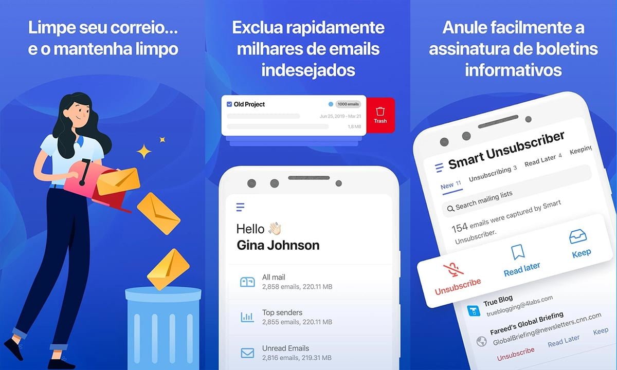 Las mejores aplicaciones para limpiar la bandeja de entrada del e-mail 1 Las mejores aplicaciones para limpiar la bandeja de entrada del e-mail | Las mejores aplicaciones para limpiar la bandeja de entrada del email