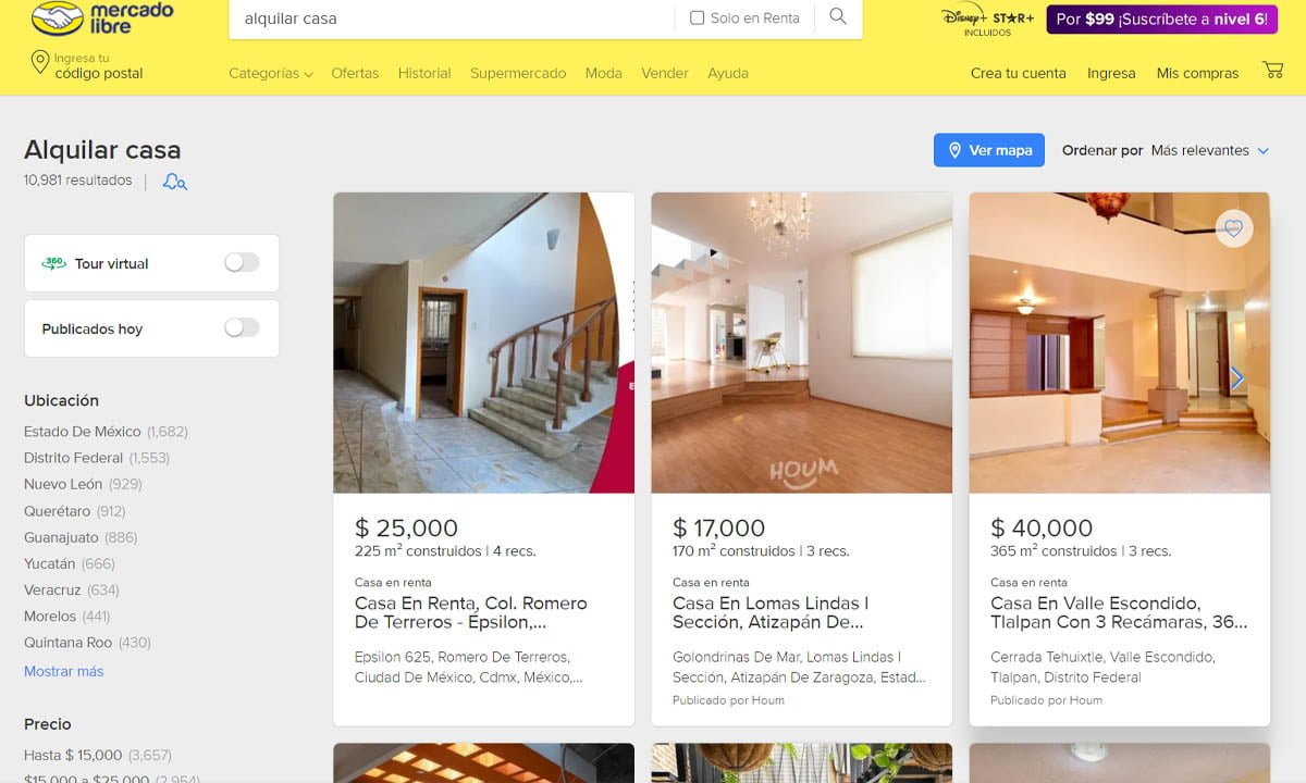Cómo conseguir casas para alquilar en el mercado libre | Como encontrar casas para alquilar en el mercado libre