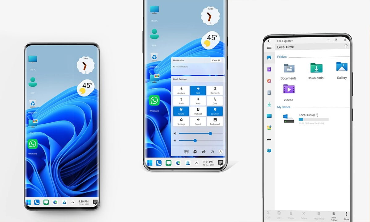 Las mejores aplicaciones para que tu teléfono se parezca Windows 1 Las mejores aplicaciones para que tu teléfono se parezca Windows | Las mejores aplicaciones para que tu telefono se parezca a Windows