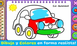 Aplicación de colorear para aprender números y letras | Aplicacion de colorear para aprender numeros y letras