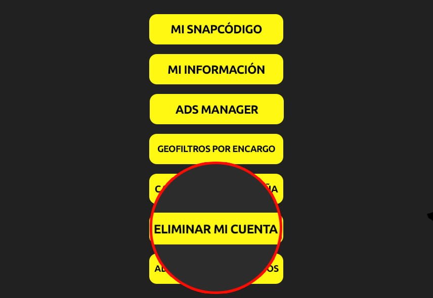 Cómo eliminar tu cuenta de Snapchat: guía paso a paso 2 Cómo eliminar tu cuenta de Snapchat: guía paso a paso | dawdawdddddddddddawdwad3243243rd