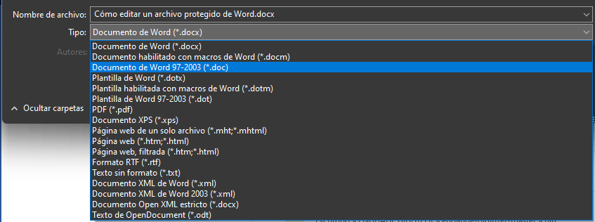 Cómo editar un archivo protegido de Word 3 Cómo editar un archivo protegido de Word | 37. Como editar un archivo protegido de Word1 2 1