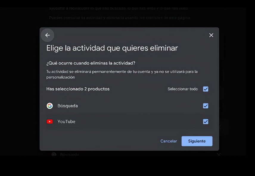 Cómo eliminar todo tu historial de búsqueda en Google 6 Cómo eliminar todo tu historial de búsqueda en Google | 44. Como eliminar todo tu historial de busqueda en Google1 2