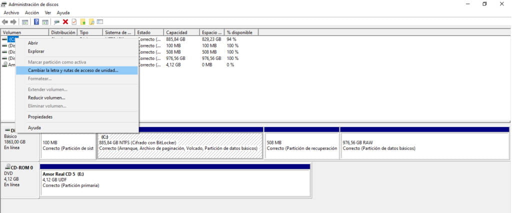 Cómo cambiar la letra de unidad en Windows | 48. Como cambiar la letra de unidad en Windows 1 3 1