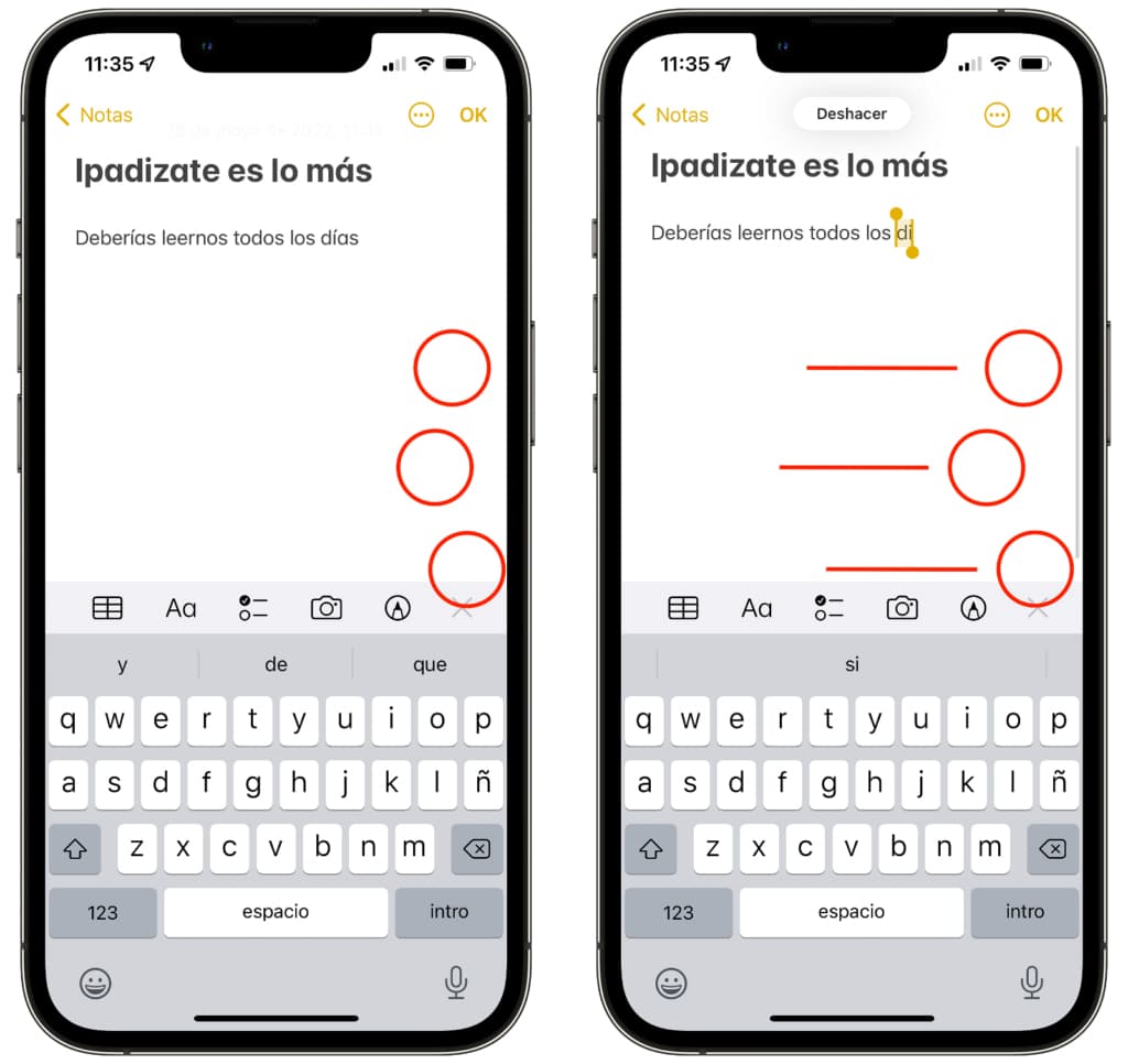 Cómo deshacer Notes en tu iPhone o iPad 4 Cómo deshacer Notes en tu iPhone o iPad | 50. Como deshacer Notes en tu iPhone o iPad 13