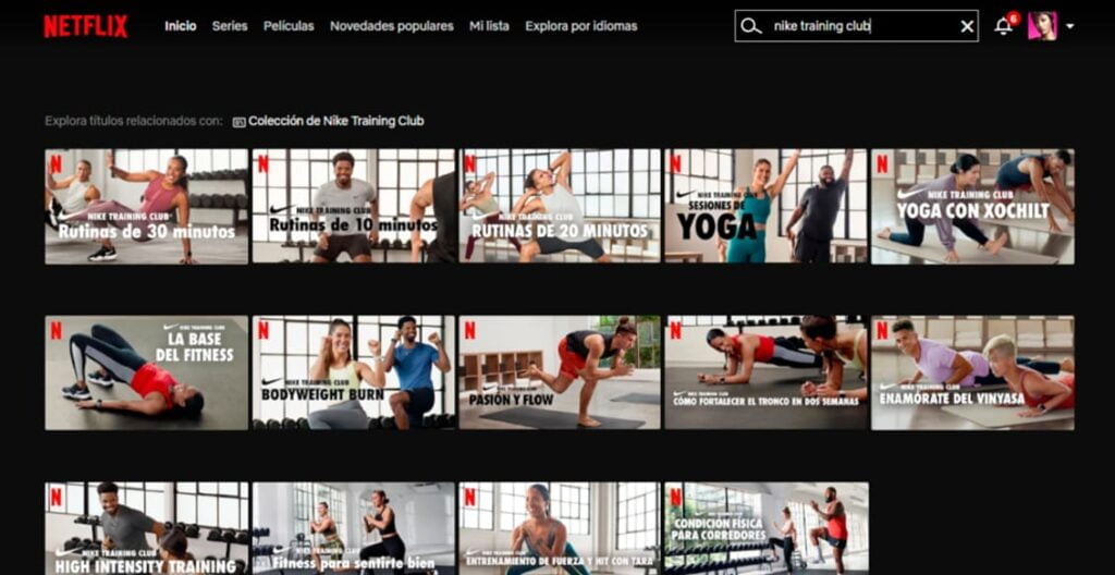 Nike Training Club: cómo ver los entrenamientos de la app en Netflix 3 Nike Training Club: cómo ver los entrenamientos de la app en Netflix | 20. Nike Training Club como ver los entrenamientos de la app en Netflix1 2