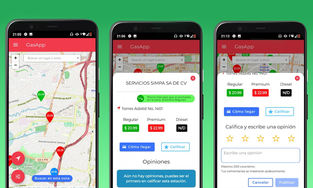 App para comparar precios de combustibles en estaciones de gasolina | 56. App para comparar precios de combustibles en estaciones de gasolina