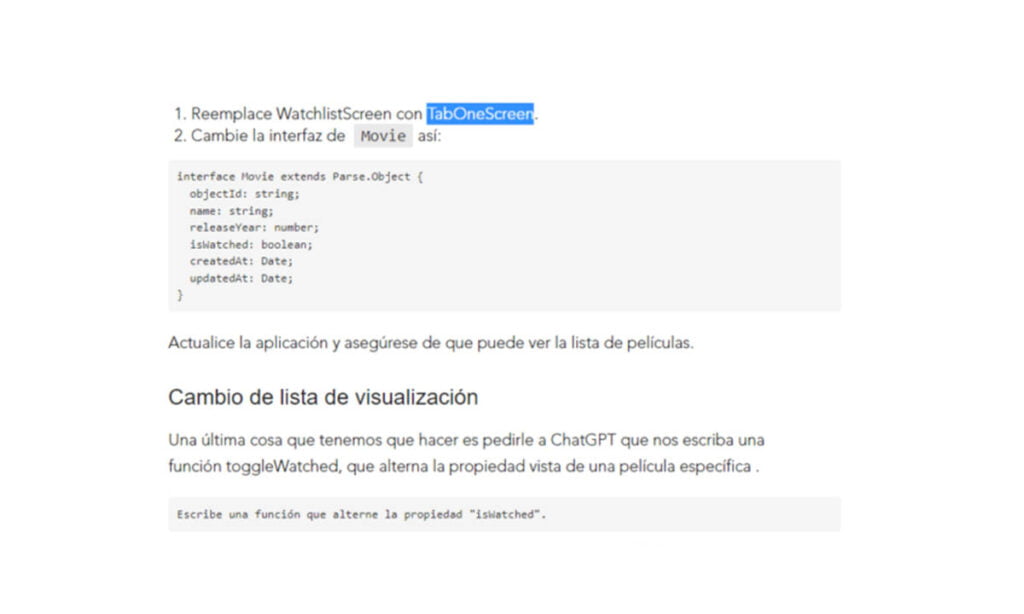 Cómo usar ChatGPT para crear aplicaciones 7 Cómo usar ChatGPT para crear aplicaciones | 47 Como usar ChatGPT para crear aplicaciones1 6