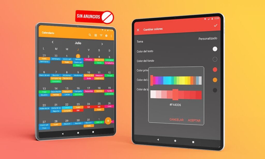 Aplicación Simple Calendar - Un calendario simple y sin anuncios 3 Aplicación Simple Calendar - Un calendario simple y sin anuncios | 2 Descubre todo lo que puedes gestionar utilizando el telefono1