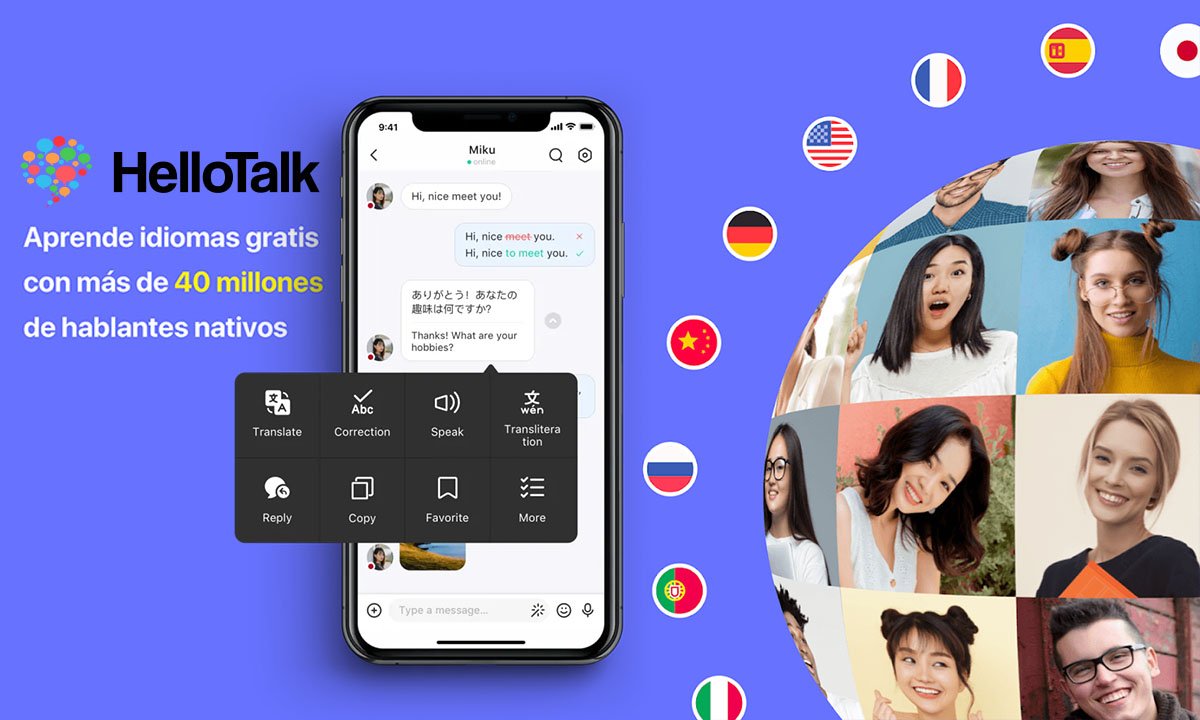 Aplicación HelloTalk – Conéctate con hablantes nativos de cualquier idioma 1 Aplicación HelloTalk – Conéctate con hablantes nativos de cualquier idioma | Foto 03