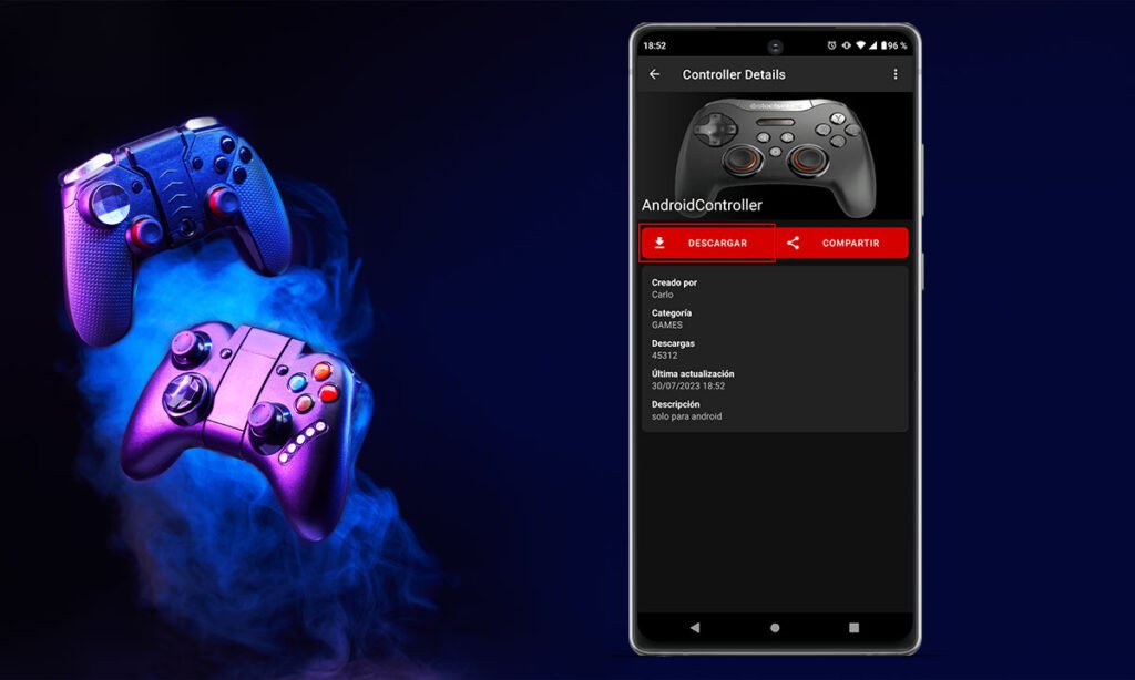 Cómo convertir un teléfono móvil en un control para jugar en otro teléfono móvil | 44 Como convertir un telefono movil en un control para jugar en otro telefono movil1 4