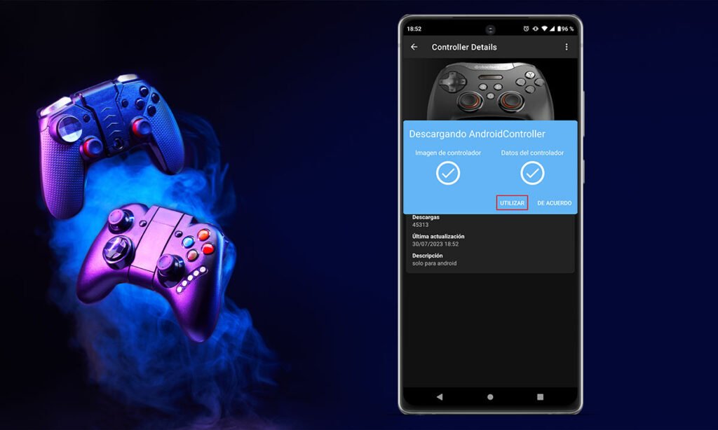 Cómo convertir un teléfono móvil en un control para jugar en otro teléfono móvil | 44 Como convertir un telefono movil en un control para jugar en otro telefono movil1 5
