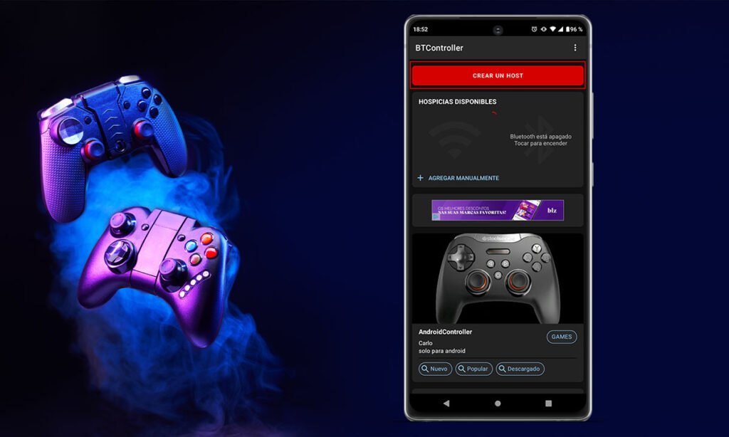 Cómo convertir un teléfono móvil en un control para jugar en otro teléfono móvil | 44 Como convertir un telefono movil en un control para jugar en otro telefono movil1 6