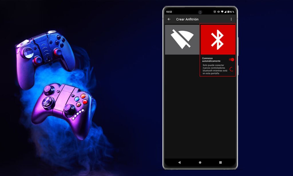 Cómo convertir un teléfono móvil en un control para jugar en otro teléfono móvil | 44 Como convertir un telefono movil en un control para jugar en otro telefono movil1 7
