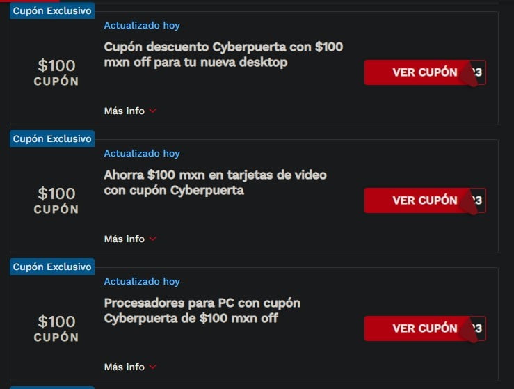 Cupón de descuento Cyberpuerta: Pasos para conseguirlo 6 Cupón de descuento Cyberpuerta 5