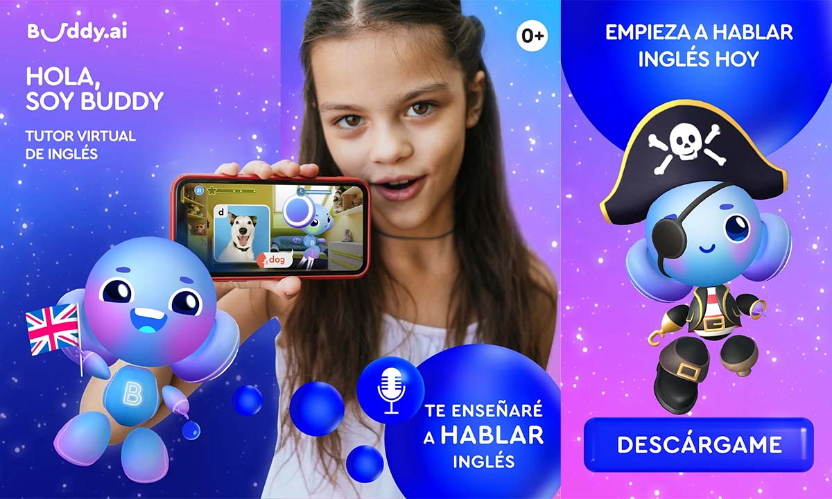 Enseña a los niños a hablar inglés jugando con la aplicación Buddy | Foto 02