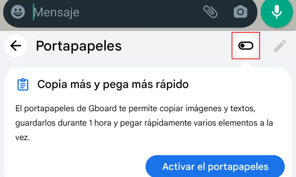 Cómo acceder a tu portapapeles en Android | Foto 53.53.2
